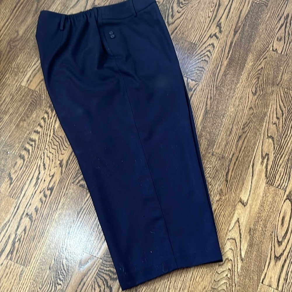 Navy Talbots Lined Wool Pant - Picture 6 of 11